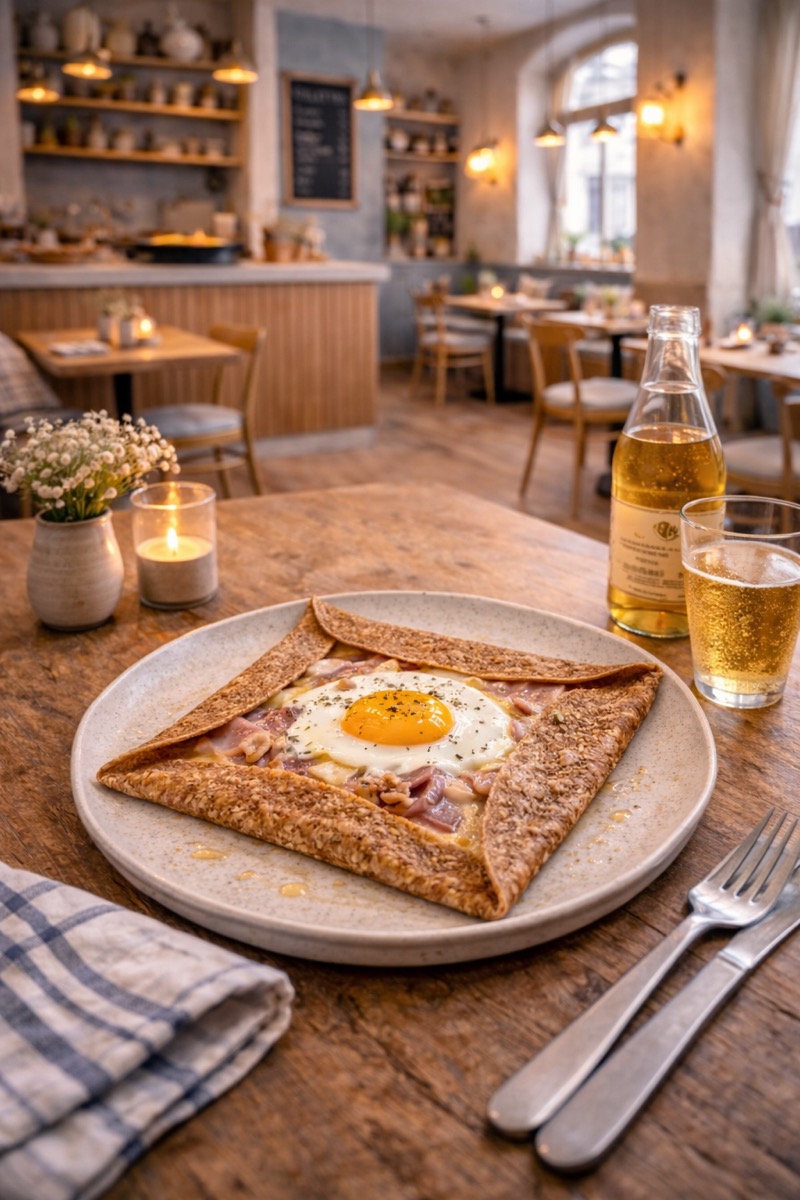 Galeta Klasická s bretónskym cidrom v Bretónke